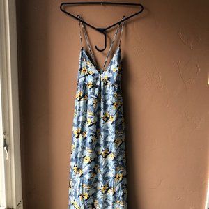 PATAGONIA (Pataloha) Maxi Dress Myna Bird Print